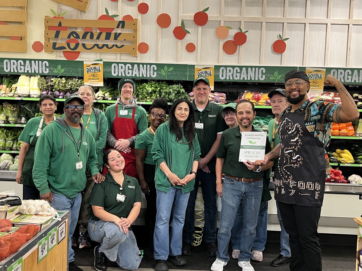 With the team at our neighborhood Sprouts.